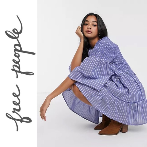 Free People Dresses & Skirts - NEW!! Free People Lola Embroidered Mini Dress